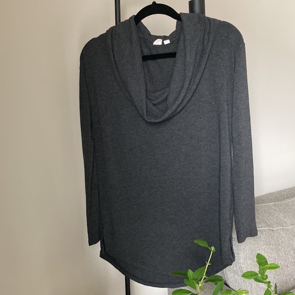 Slouchy dark gray sweater. Size Small. - Picture 2 of 6